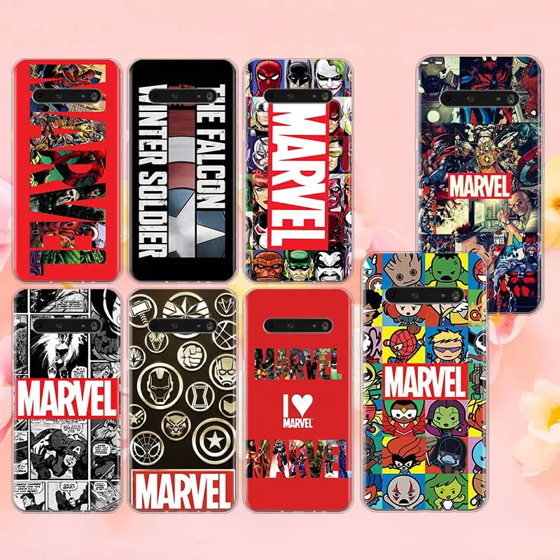 

Marvel Avengers Logo For LG K92 K22 K71 K61 K51S K41S K50S Q60 V60 V50S V50 V40 V30 G8 X G8S ThinQ Transparent Phone Case