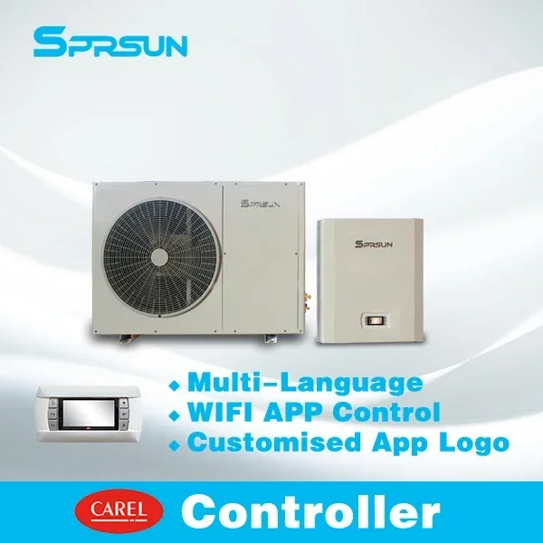 Инверторный тепловой насос Sprsun высокий COP инвертор постоянного тока разделенный