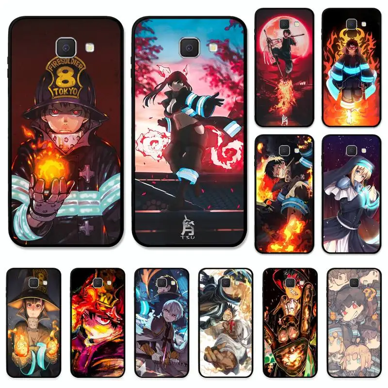 

Fire Force Phone Case for Samsung J 4 5 6 7 8 prime plus 2018 2017 2016 J7 core