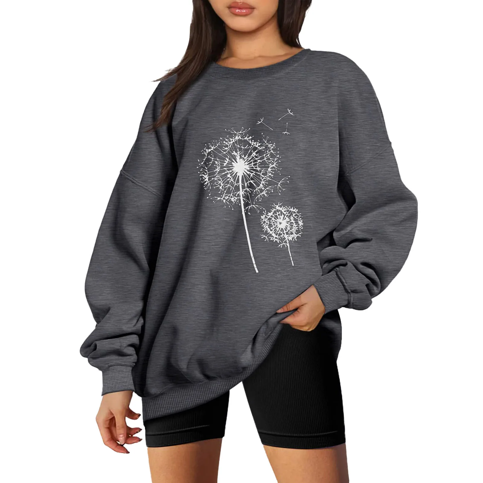 

Fitted Sports Jacket Basics Sweatshirt Womens Autumn And Winter Loose Womens Oversized Pullover Sweatshirts Hoodie Zip up Women