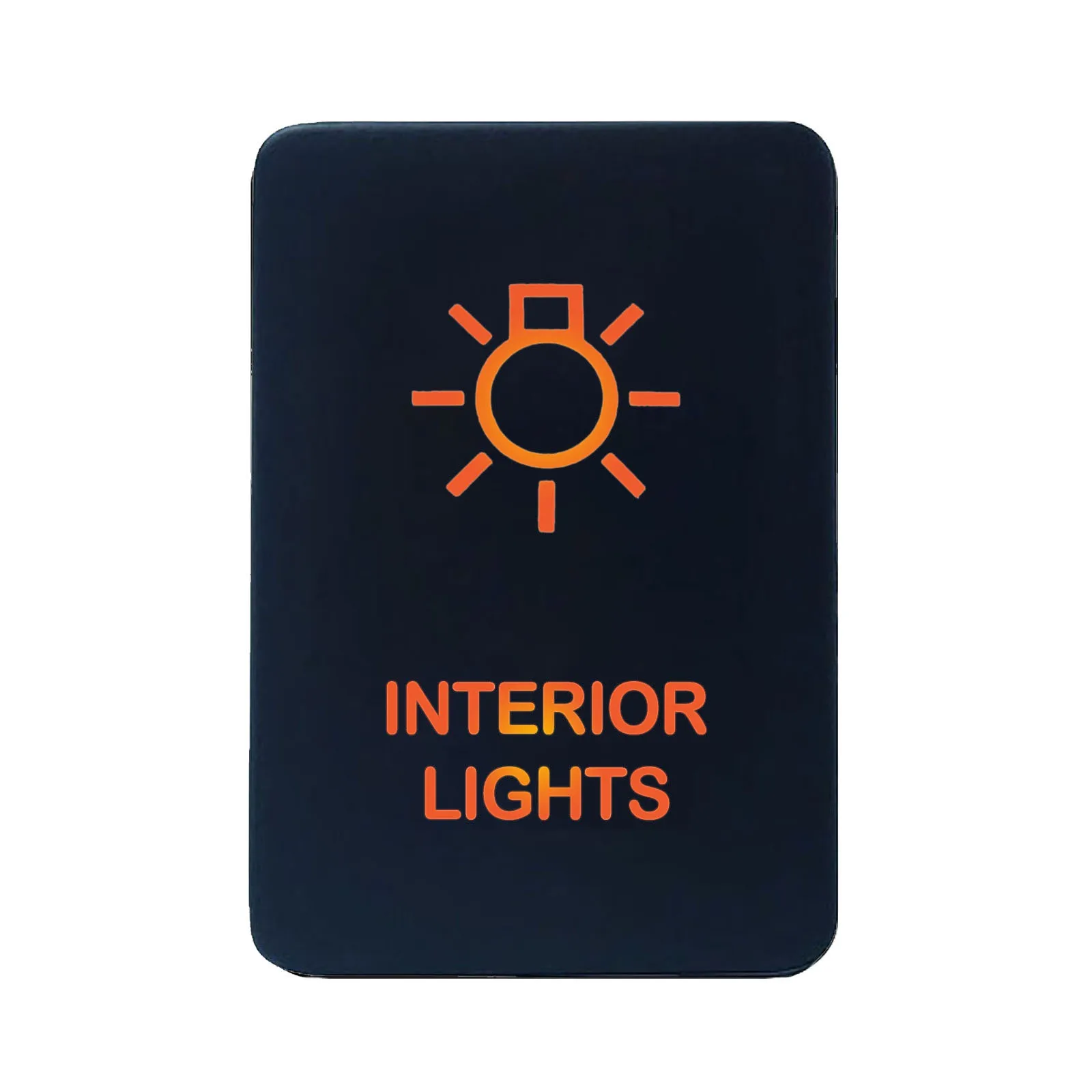 

Оранжевый Светодиодный Янтарный фонарь, 12 В, кнопка включения/выключения, мгновенный переключатель с кабелем для Toyota 4runner Hilux RAV4 Prado