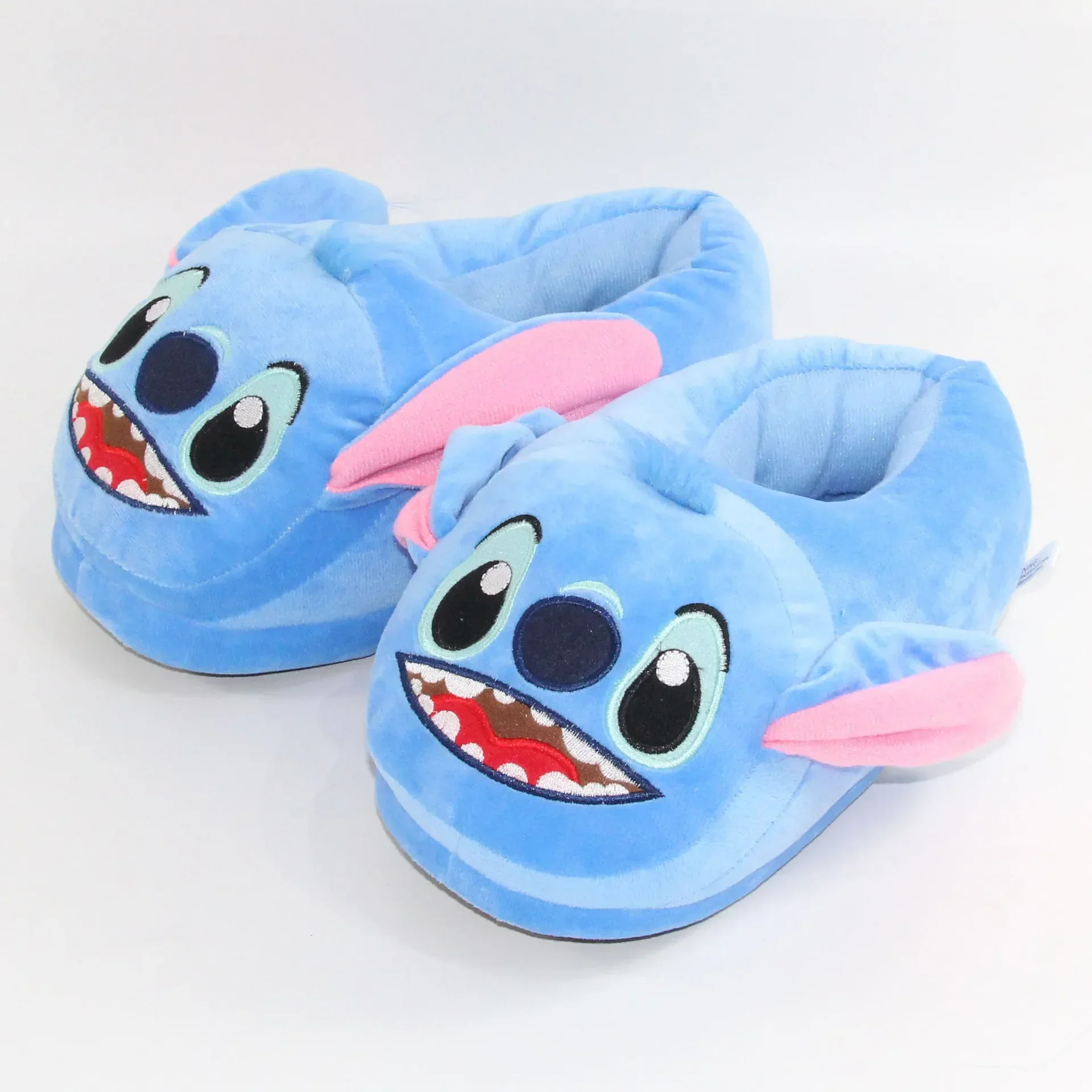 

Disney Stitch Cotton Slipper Anime Cartoon Winter Warm Indoor Shoes Toys Plush Stuffed Home Slippers Woman Girl Christmas Gifts