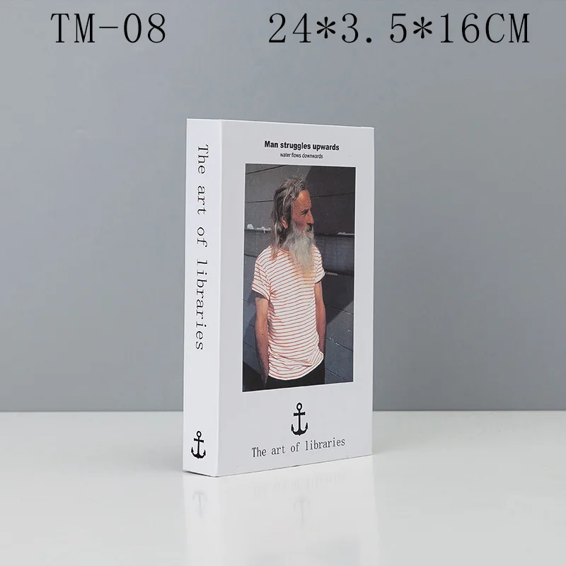 Модная простая имитация декора модель книги поддельная книга реквизит домашний