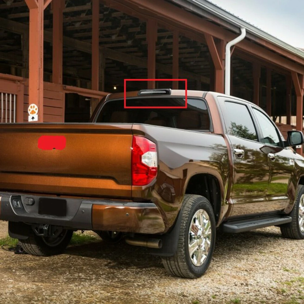 

Для Toyota Tundra 07-21 Тормозная Стоп лампа светильник ABS корпус центр высокой установки Plug & Play красный + белый дымчатый светодиодный