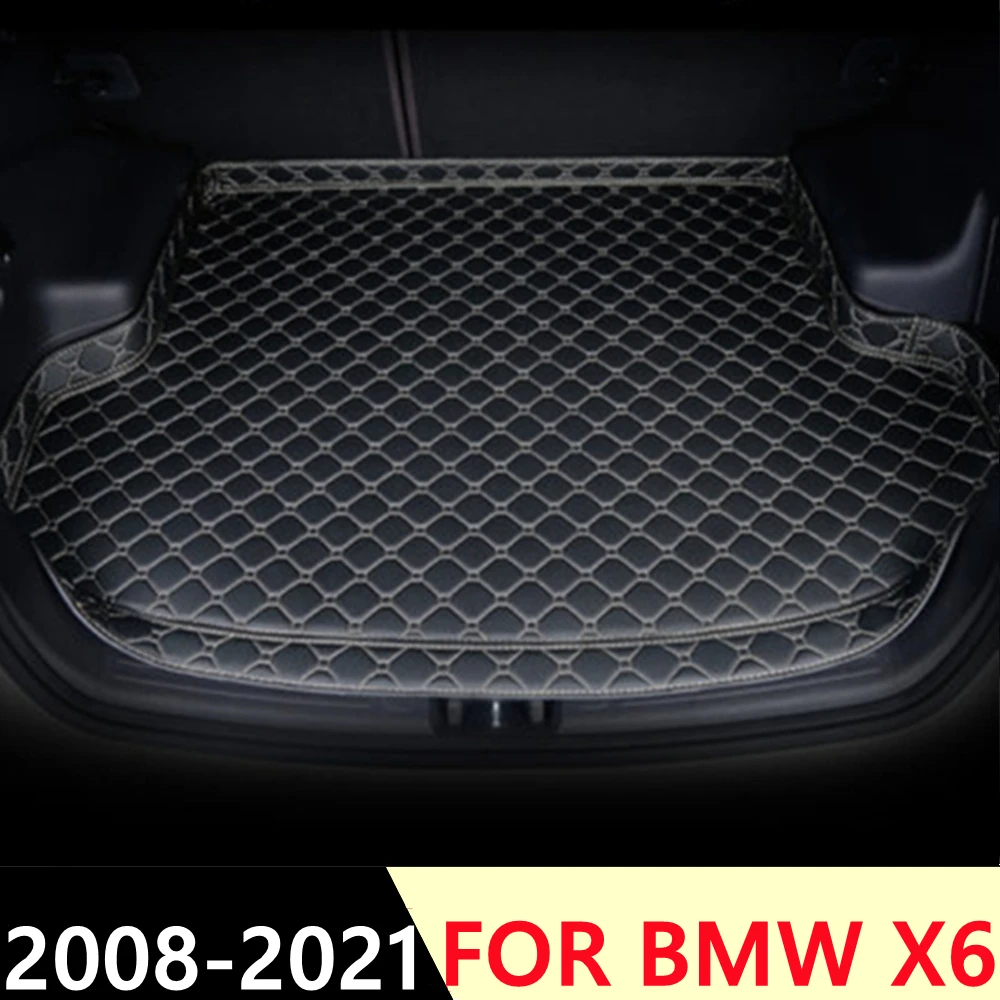 

Коврик для багажника автомобиля для BMW X6 2008 2009-2010, высокая боковая Водонепроницаемая Задняя накладка для груза, коврик, автомобильные аксесс...