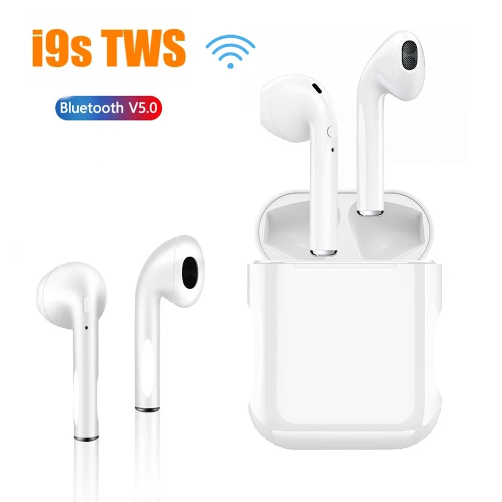 

new Original i9S TWS Wireless Bluetooth Earphone Mini Earphone Stereo earphone band Charging case suitable for Iphone Xiaomi