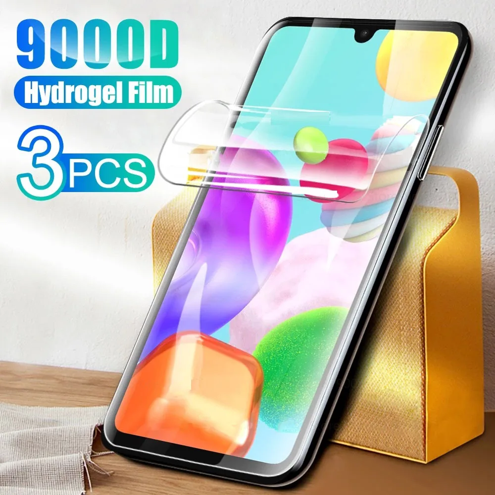 

3PCS Hydrogel Film For Samsung Galaxy A10 A20 A30 A40 A50 A60 A70 A80 A90 Screen Protector For Galaxy M10 M20 M30 M40 Film Case