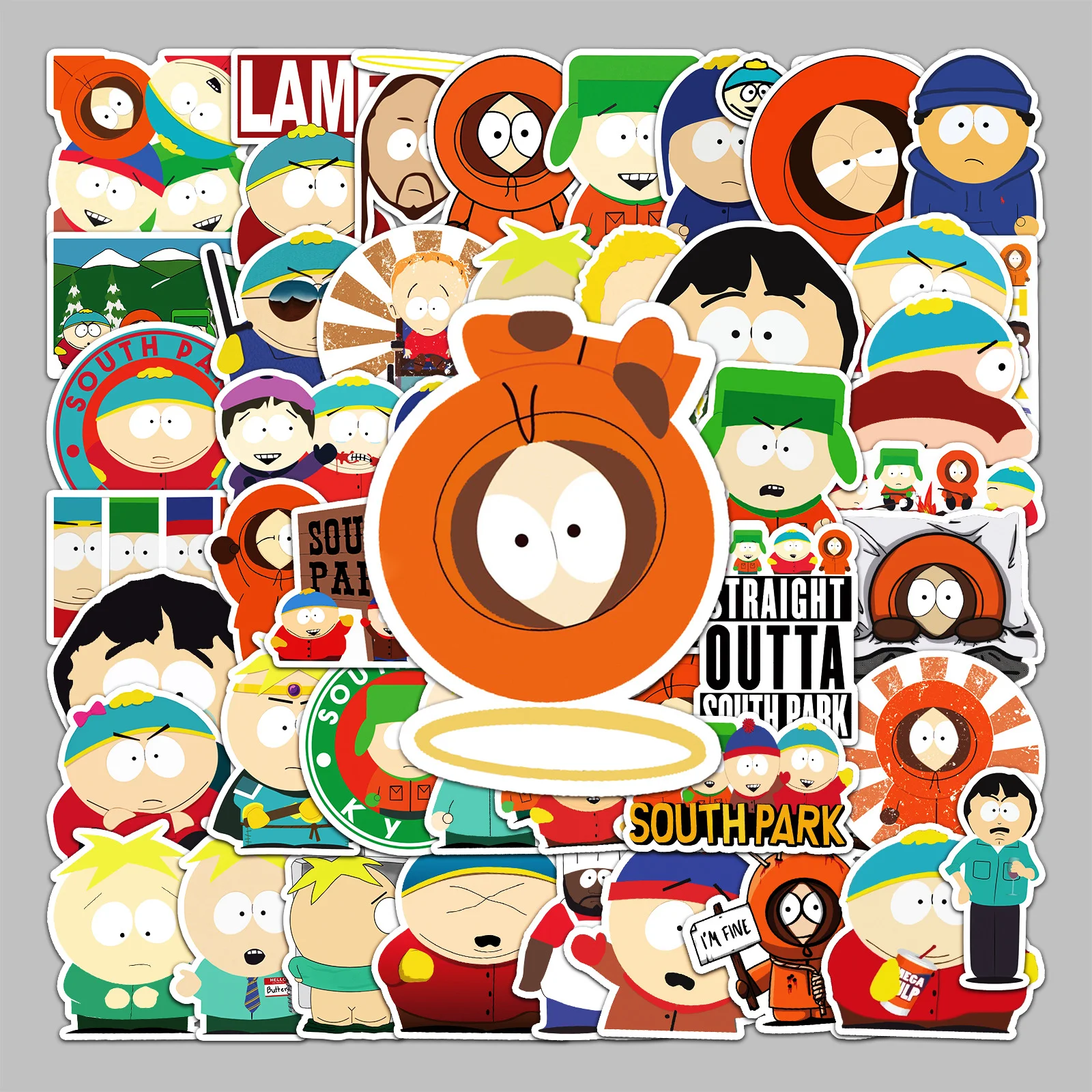 

10/50/100pcs Animation SouthPark Cartoon Anime Stickers Travel Luggage Skateboard Toy Graffiti Party Funny Decal Sticker Toys