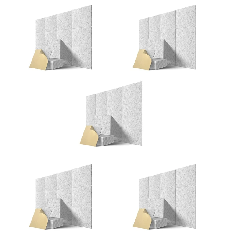 

Self-Adhesive Acoustic Panels 60 Pack,12 X 12 X 0.4 Inch Sound Proof Padding,Sound Absorbing Panel For Home ,Grey