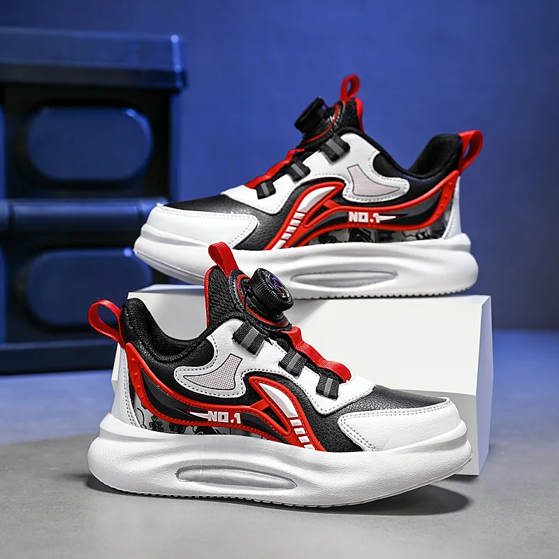 

Брендовые детские кроссовки для мальчиков и девочек, повседневная обувь для малышей, кожаная Водонепроницаемая спортивная обувь для прогулок, детские кроссовки, беговая Обувь 28-40