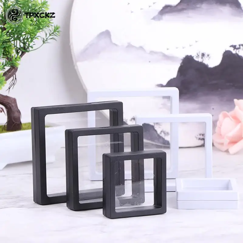 

PE Thin Film Suspension Jewelry Display Box Transparent Jewelry Storage Rack