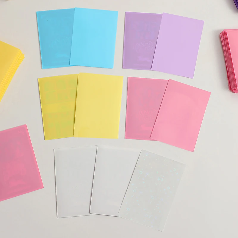 

20PCS Colorful Toploader Card Protection Storage Bag Photocards Sleeves Idol Photo Holder Stationery Matte Cover DIY Gift