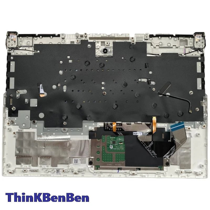 Белая клавиатура с английской раскладкой для подставки рук чехол Lenovo Legion 5 Pro 16ACH6H