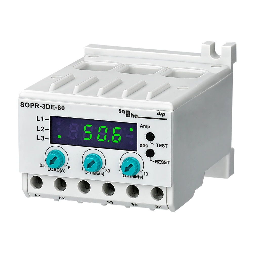 SAMWHA-DSP EOCR SOPR-3DE-30 30A Цифровое реле защиты от перегрузки и потери фазы