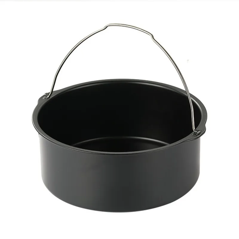 

Air Fryer Accessories 8 Inch Air Fryer Cake Pizza Oven Barbecue 8 Air Fryer Cake Pizza Oven Barbecue Frying Pan Tray Cake Barre