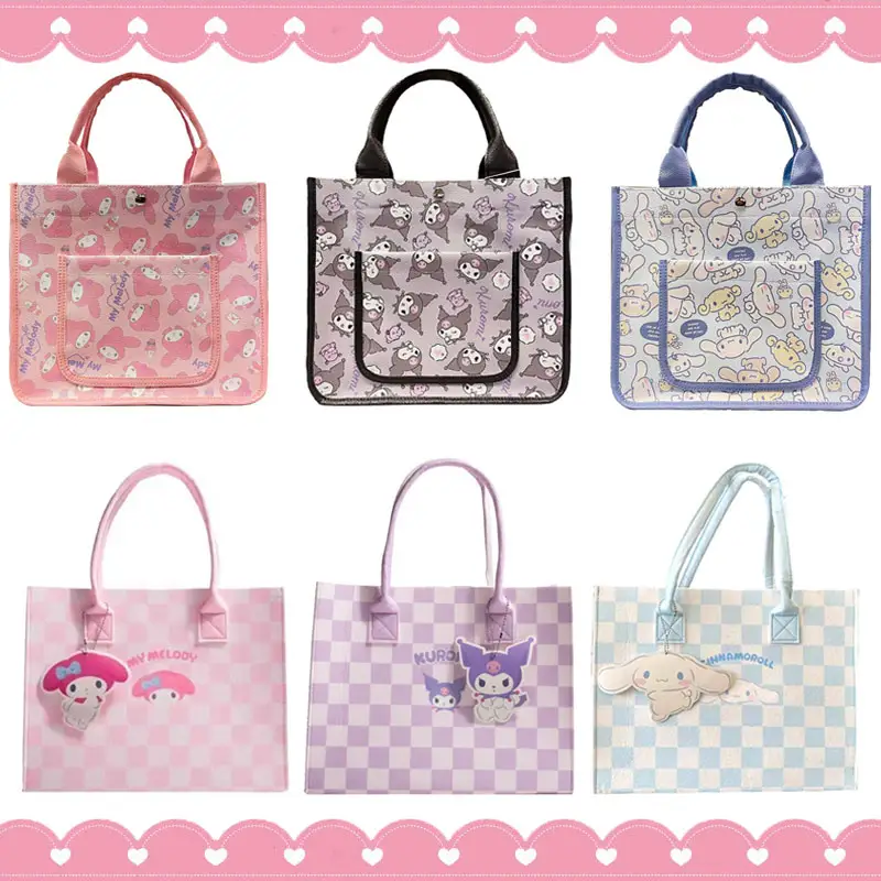 

Kawaii аниме Sanrio Сумочка милый мультфильм Kouromi Melody студенческий блокнот для макияжа ювелирные изделия для хранения девушки кошелек для монет кожаный подарок