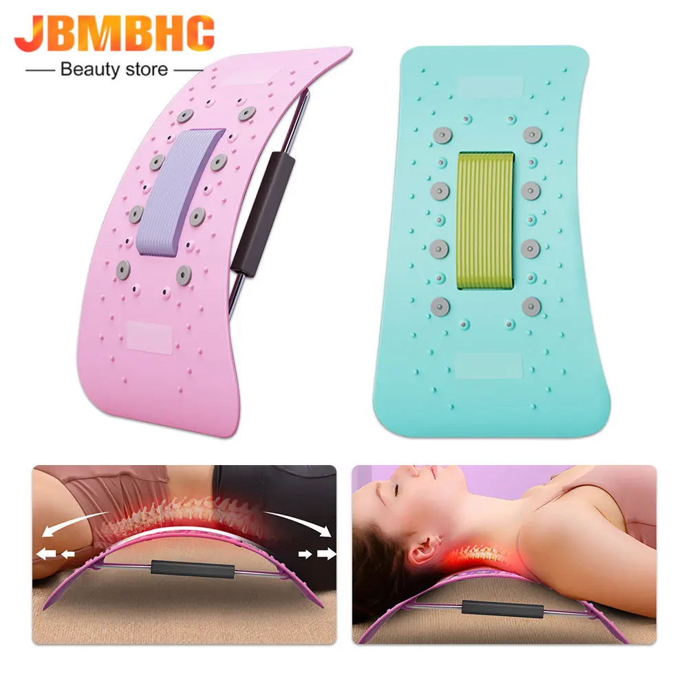 

Back Massager Stretcher Equipment Massage Tools Massageador Magic Stretch Fitness Lumbar Support Relaxation Spine Pain Relief