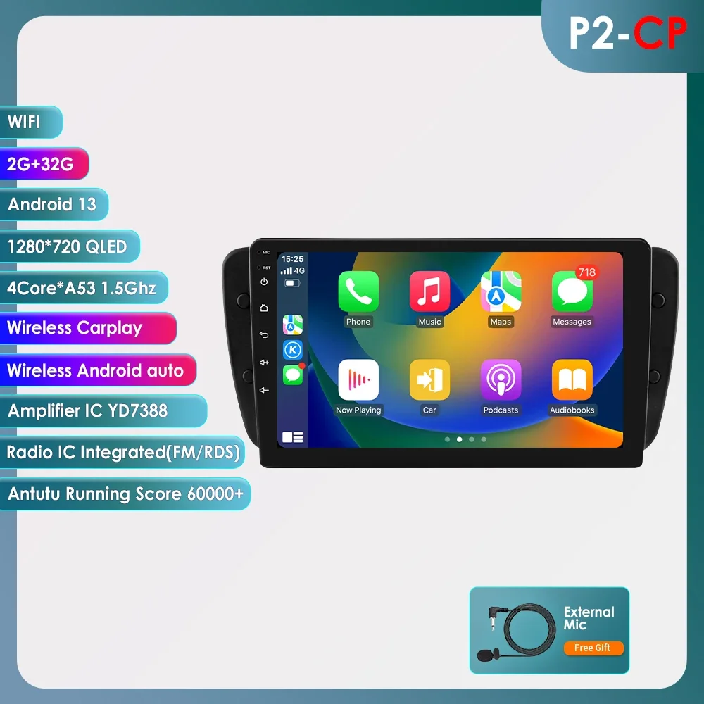 

Автомобильная Мультимедийная магнитола 2din Android для Seat Ibiza 6j 2009-2013 2010, Автомобильная магнитола, мультимедийная система с GPS, автомагнитола 2din