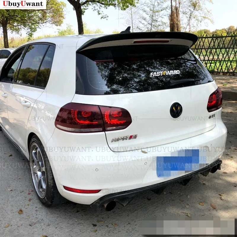 Спойлер OSIR Style для VW GOLF MK6 GTI &amp R 2010 2011 2012 2013 ABS пластик задний багажник крыло