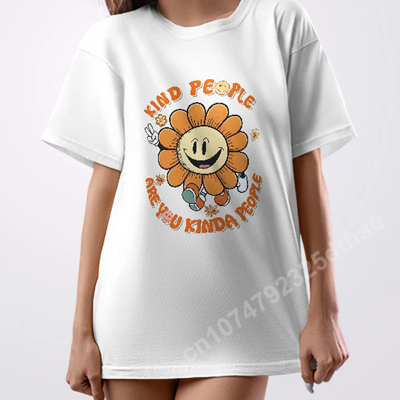 

Cherry Blossom Cute Women Clothing Ladies Cartoon Oversized Kawaii T-shirt Y2k Tops Casual Short Sleeve O-neck Loose Custom Tees