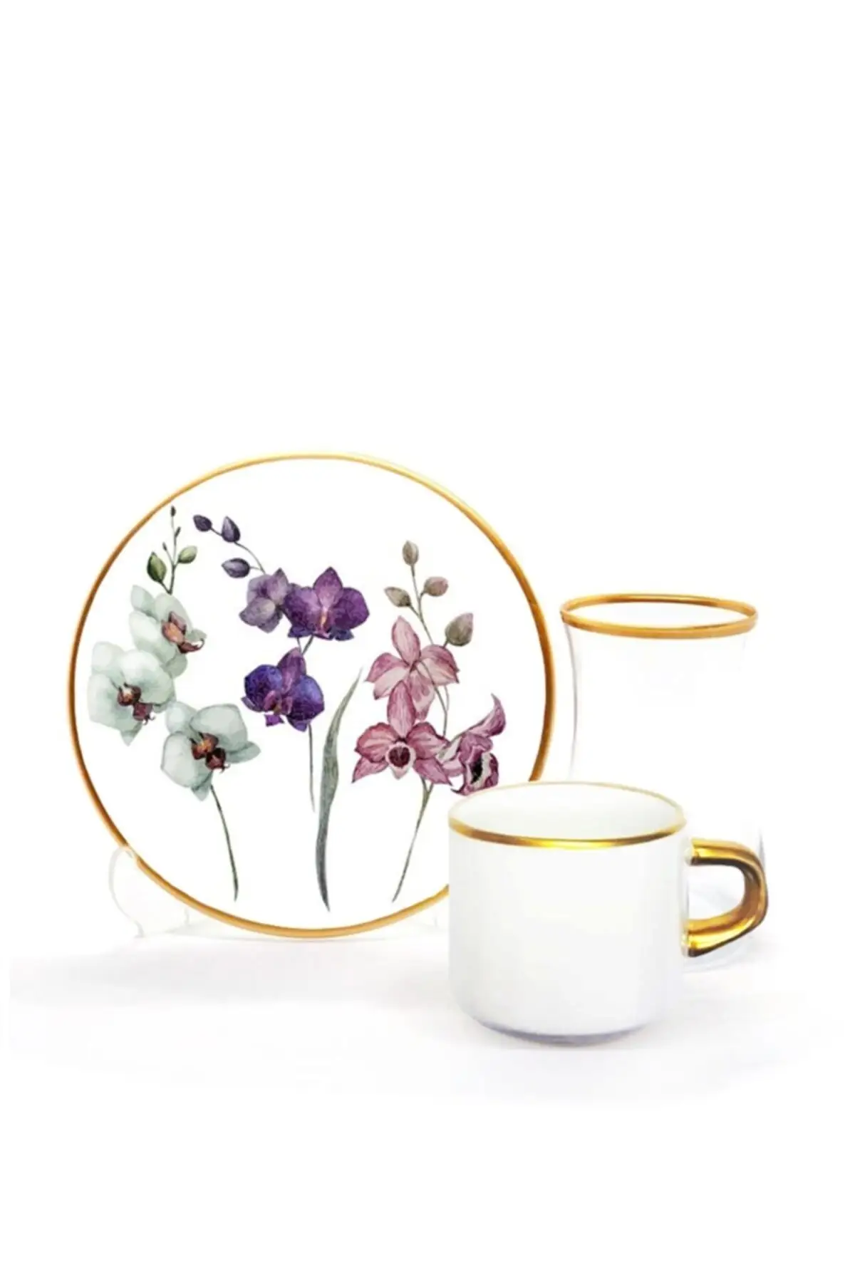 

Drop Focus Tea Coffee Set 6 + 6 Orchid