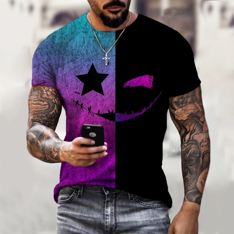 

Fashion Xoxo Pattern T Shirt Daily Tops Men Hip Hop Tops Men Street Casual Sport Shirt 2023 Xoxo 3D Print T Shirt