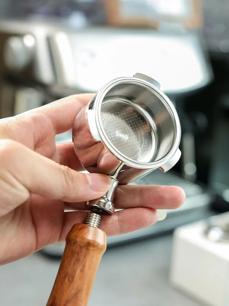 51 мм бездненный кофейный портативный фильтр с 2 чашками корзина для кофемашины