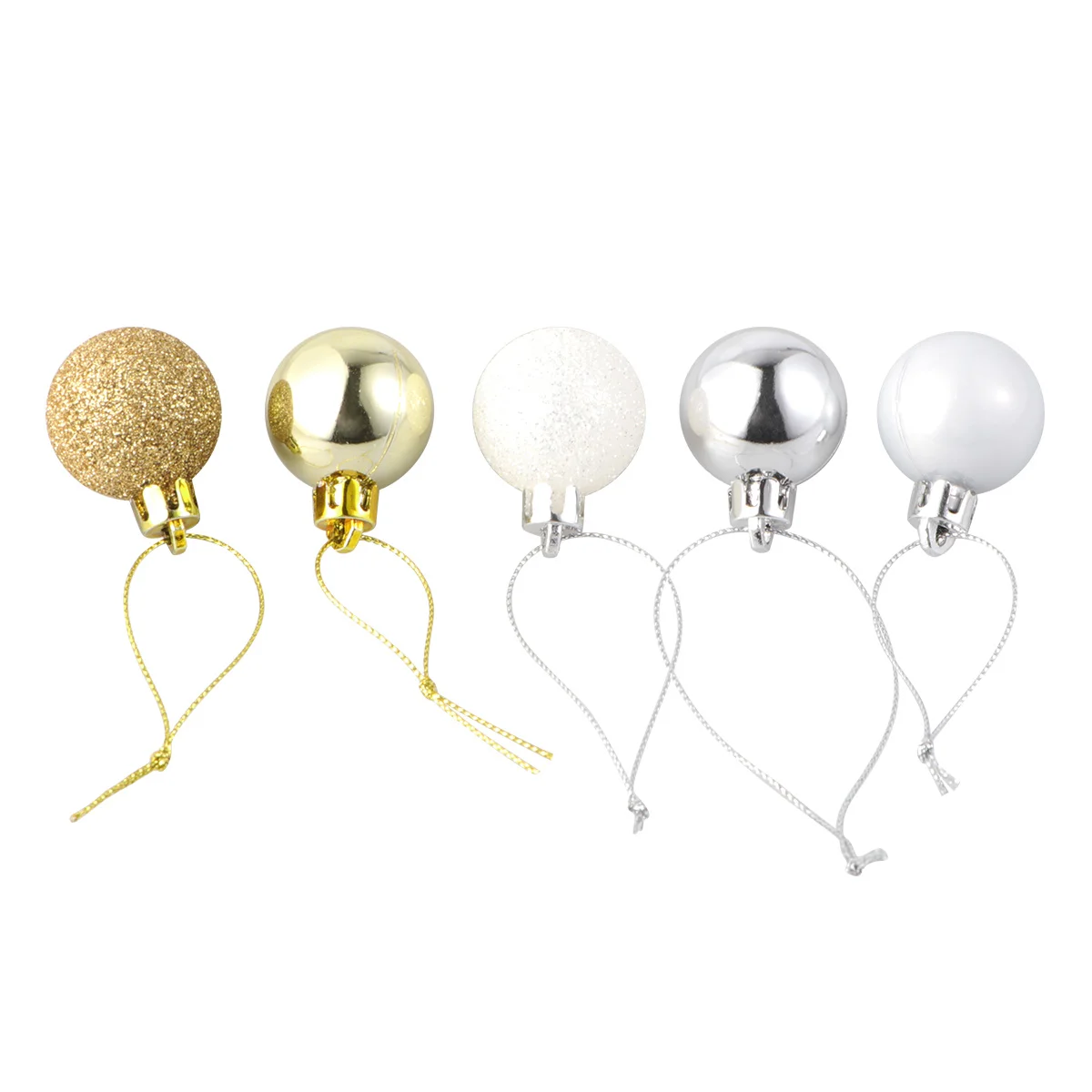 

49pcs Prom Decorations Bauble Xmas Tree Hanging Ball Ornament Decorations for Home Christmas New Year Party Decor (White and