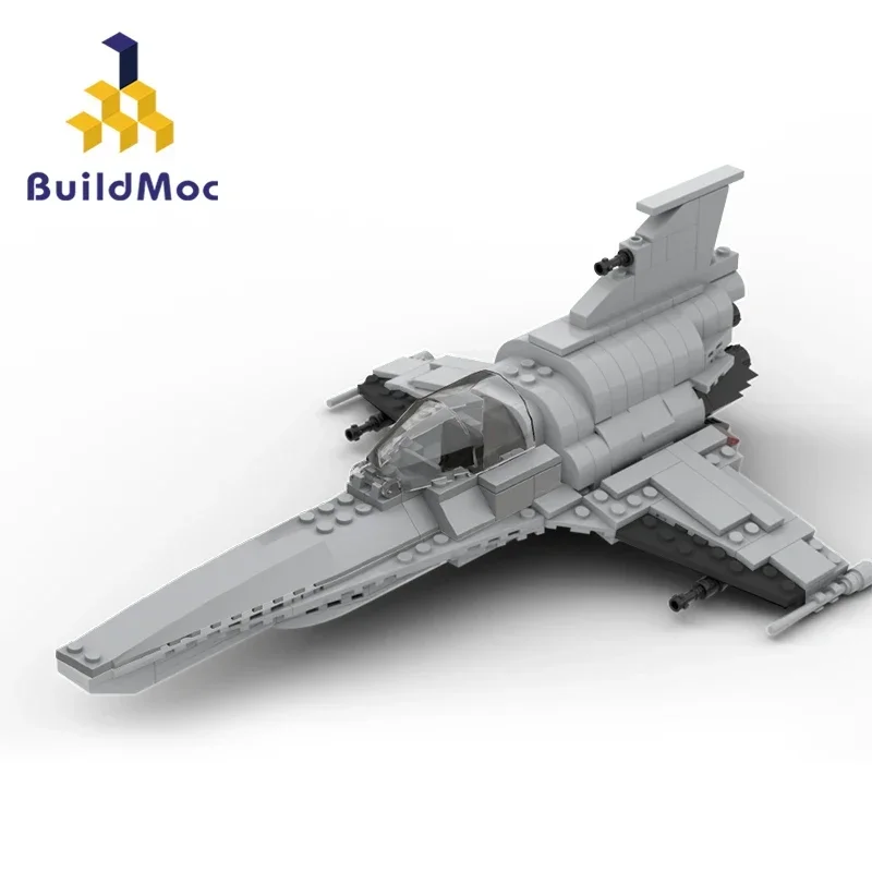 BuildMoc Battlestar галактика Vipers Mark 7 набор строительных блоков Космический боец Кирпичи