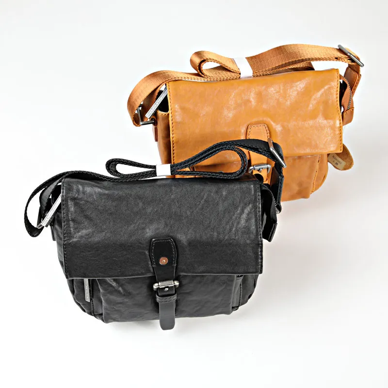 Simple leisure luxury designer men's real cowhide shoulder bag daily outdoor high quality genuine leather crossbody bag for teen