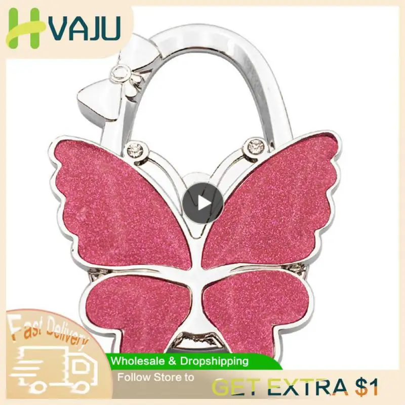 

Wear Resistance Butterfly Fashion Small Frosted Comfortable Folding Hook Durable Portable Simple Delicate Beautiful