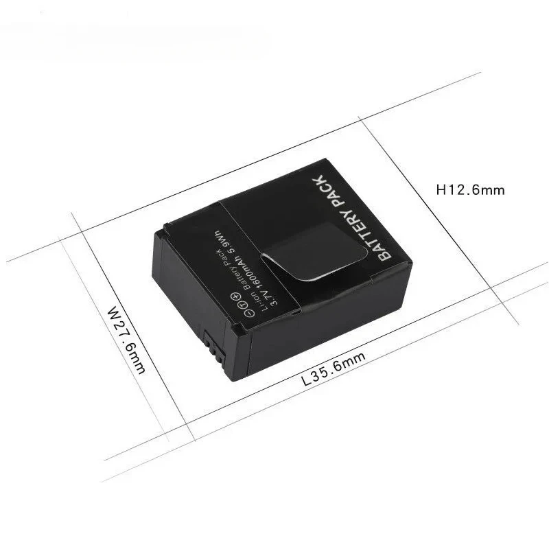 Для GoPro Hero 3 Go Pro + аккумулятор для экшн-камеры 1600 мАч AHDBT 301 201 аккумуляторные
