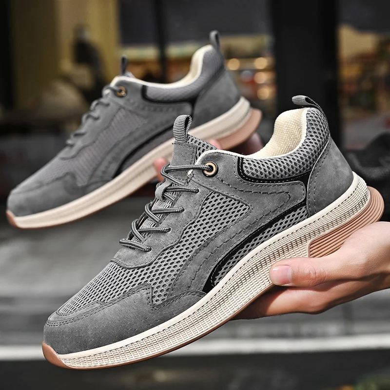

Men's Summer Breathable Thin Mesh Comfort Lightweight Casual Sneakers Sports Running Tennis Fitness Gym Jogging Shoes for Men