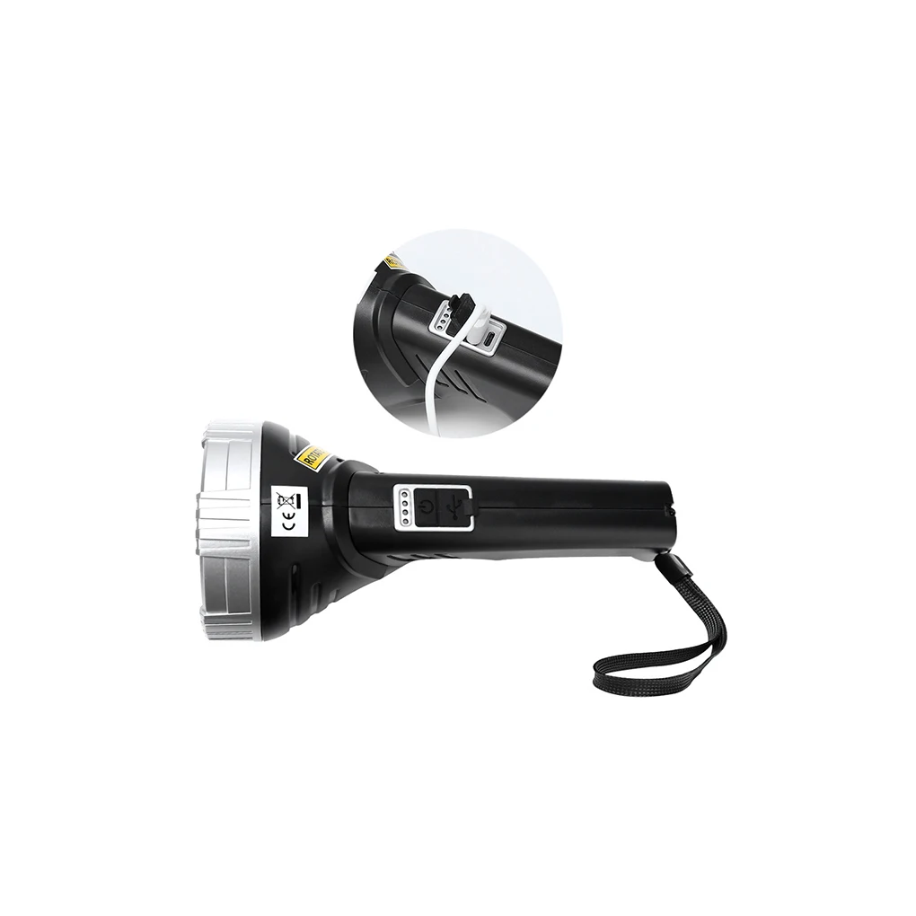 

Super Bright USB COB Flashlight Light Rechargeable Torch for Outdoor