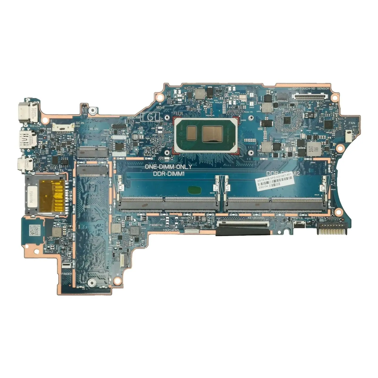 

Оригинальная материнская плата для HP Pavilion 14-DW 7505 дюйма