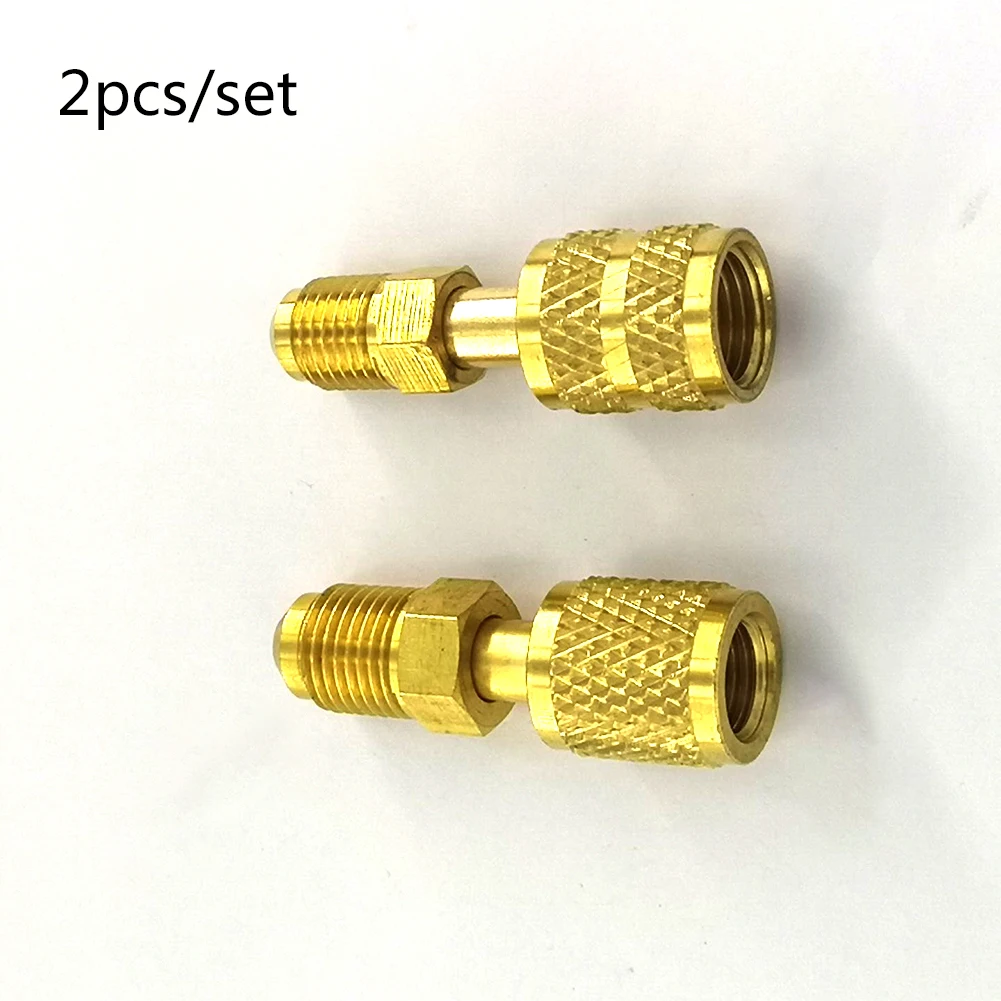 

2pcs R410A Air Conditioning Liquid Safety Valve 1/4 "Safety Adapter Air Conditioning Repair And Fluoride