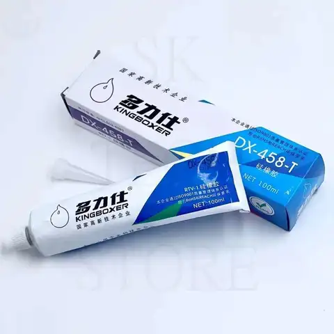 Kingboxer 100 г DX-458T светодиодный силиконовый резиновый процессор силиконовый клей смазка паста клей резиновый фиксированный водонепроницаемый