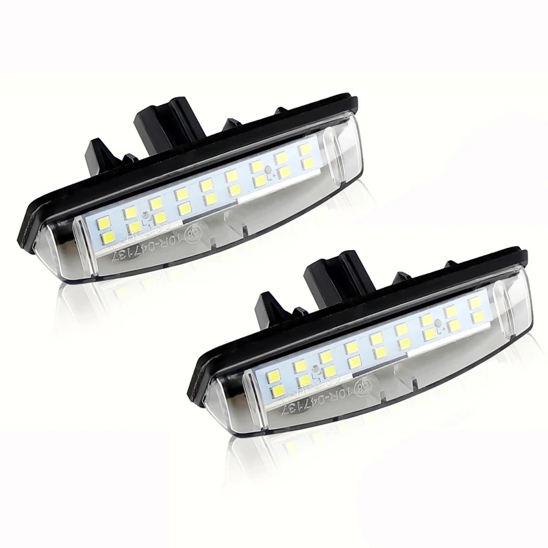 

2pcs For Toyota Camry Aurion Avensis Verso Echo 4D Prius CANBUS Led Car Number License Plate Lights Lamp Bulb Accessories