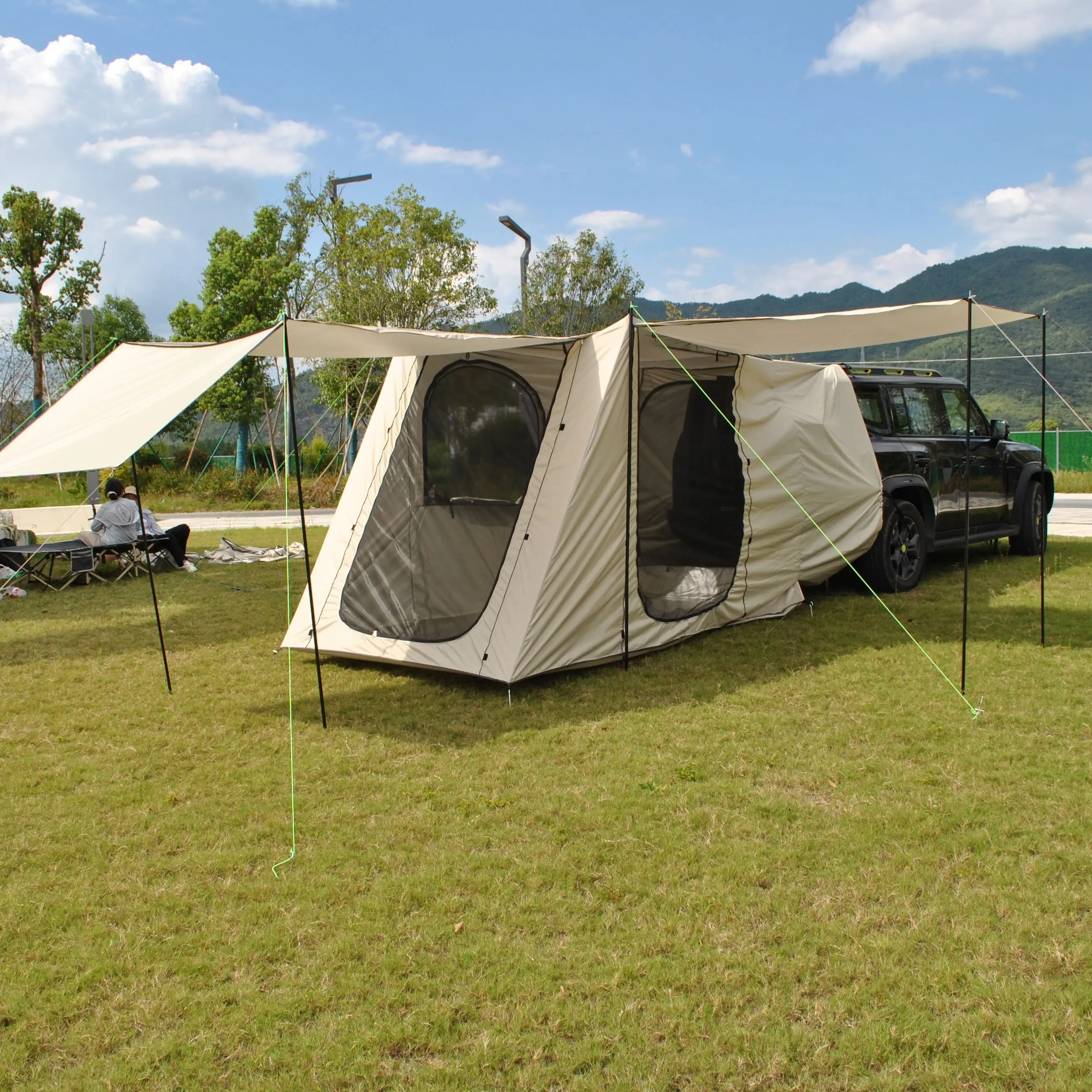 Уличная палатка с удлинителем заднего автомобиля задняя для ткань Оксфорд