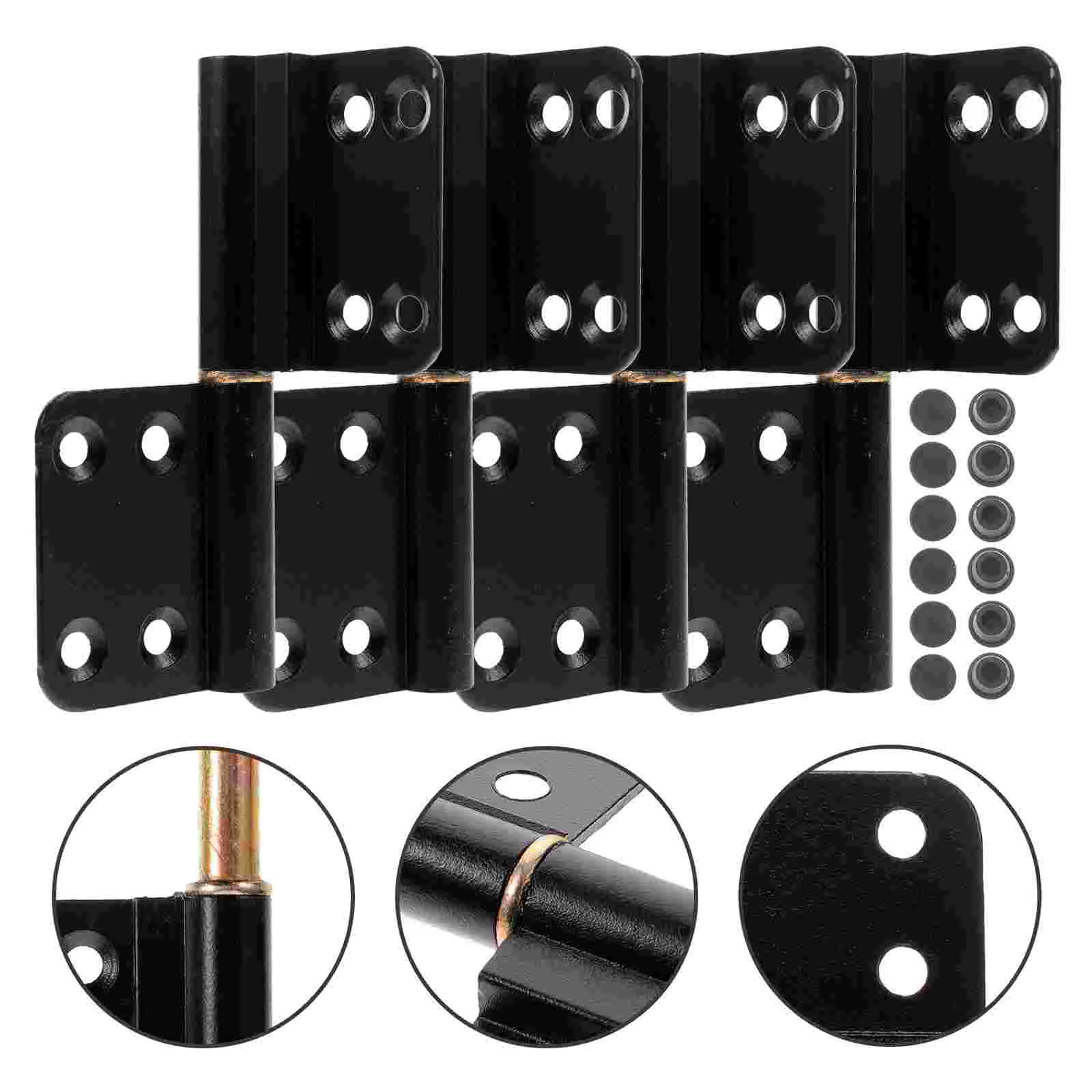 

Hinge Door Hingescabinet Residential Lift Off Heavy Duty Interior Folding Doors Black Closing Self Gate Metal Aluminum Alloy