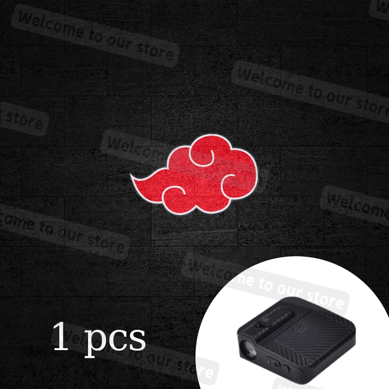 

1/2 шт. для красного облака Узумаки Учиха японского аниме логотип универсальные светодиодные лампы для дверей автомобиля проектор HD Sensing Courtesy Welcome Light