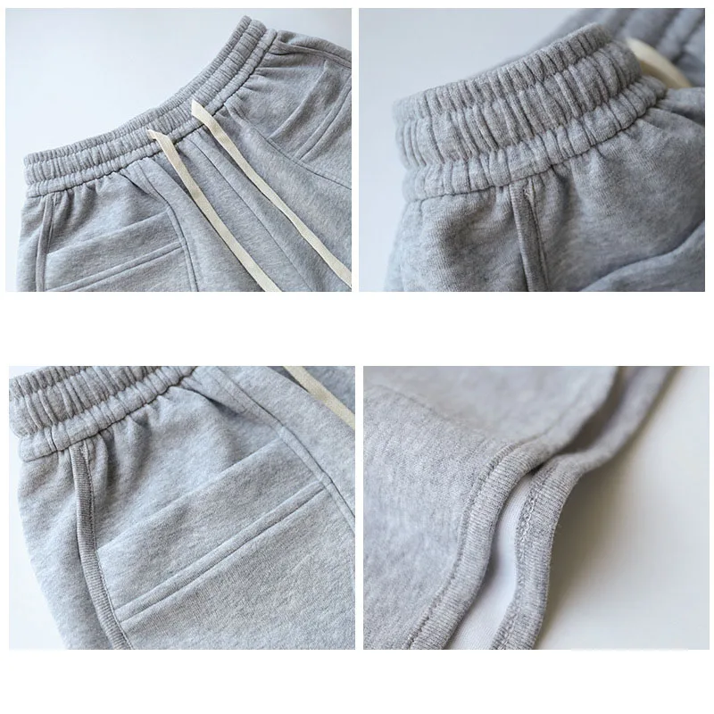 Women Summer New Cotton Shorts Korean Style High Waist Loose Wide Leg Casual Sport Shorts Girls Hot Short Pants Streetwear Soft