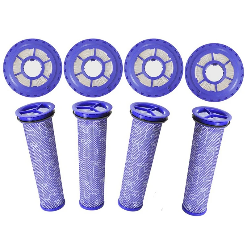 4 Set Post Filter & Pre Filter For Dyson DC41 DC65 DC66 Animal Vacuum Cleaner Parts Replaces Part 920769-01 & 920640-01