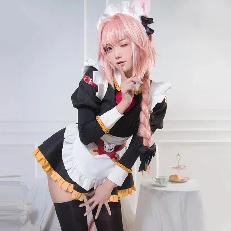 FC6Аниме Fate/Grand Order Fate Apocrypha Rider Astolfo Косплей JK Школьная форма Костюм моряка Женский