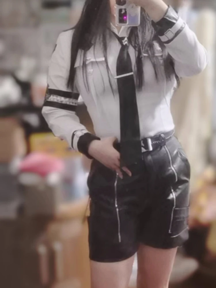 Heroine Косплей Любовь и Deepspace Xavie Женская модная полицейская форма Костюмы на