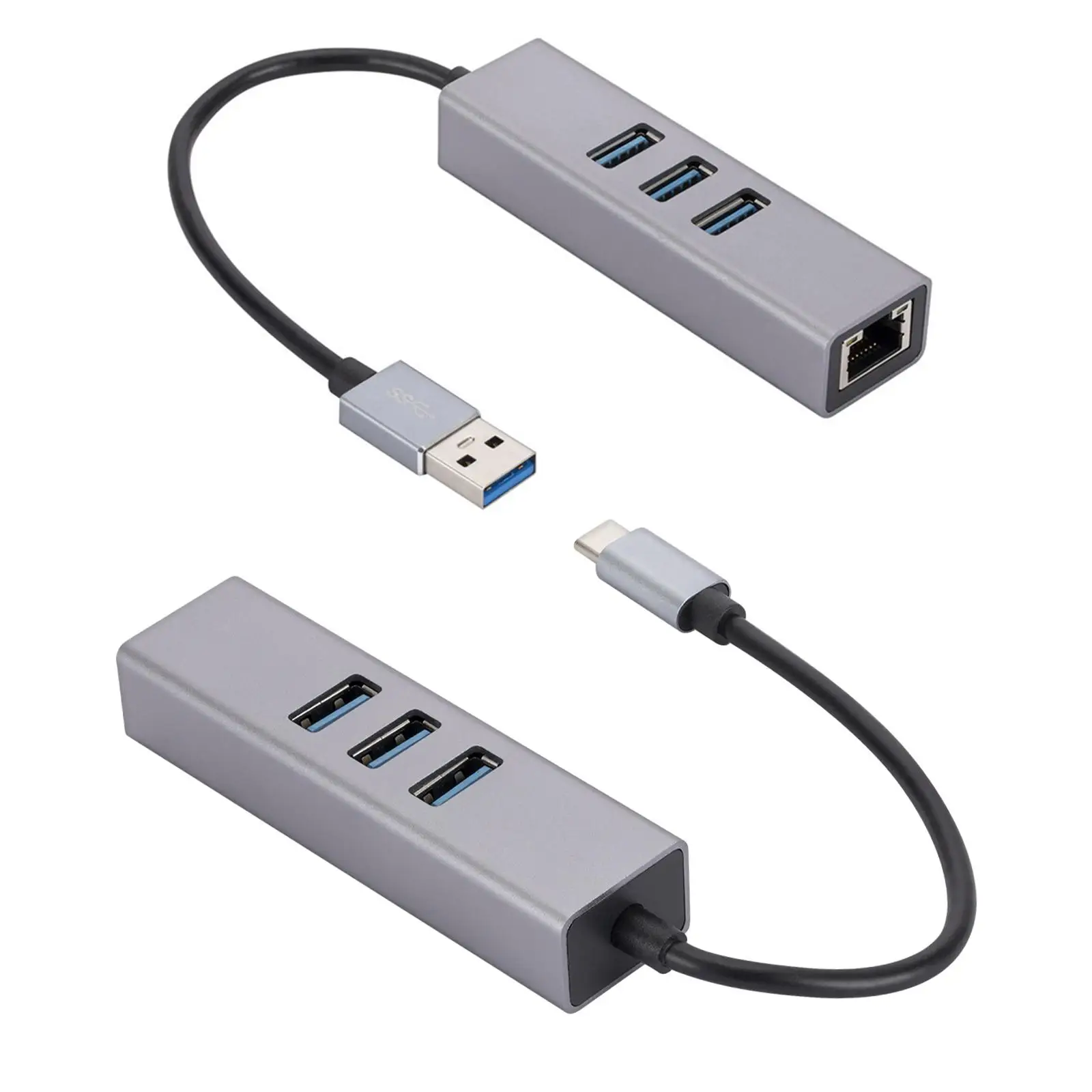

Портативный USB адаптер алюминиевый сплав компактный концентратор USB 3,0 для ноутбука