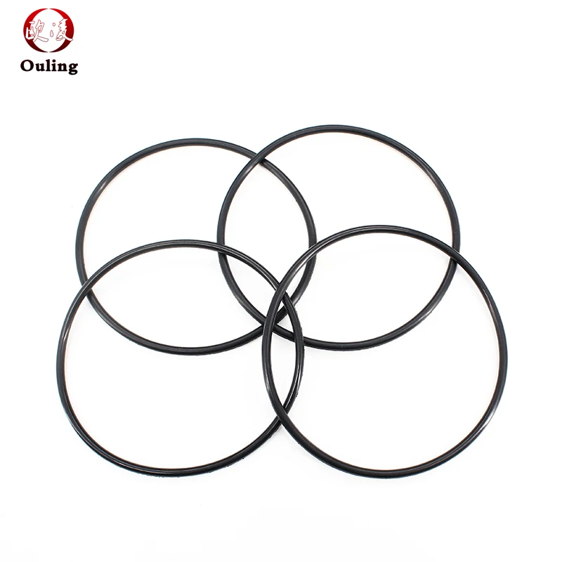 FKM O Ring Seal Gasket Thickness CS1.8/2.65/3.55mm ID1.8-20mm FPM Oil Acid and Alkali Resistant Automobile Fluororubber O-Ring