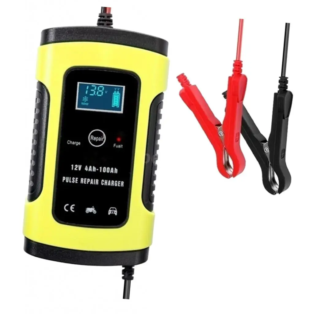 

AU Digital Battery Charger LCD Display 6A 12V Amp Volt RV Car Truck Motorcycle