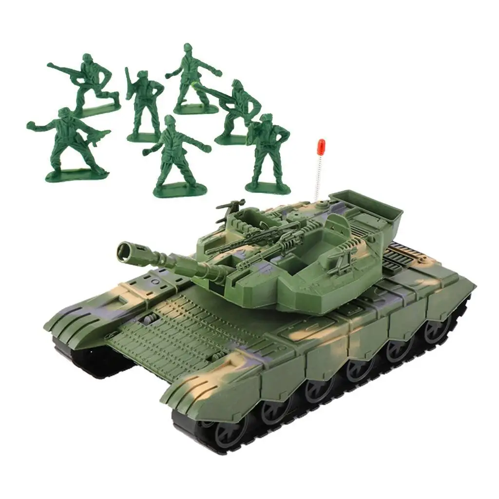 

Kids Inertial Tank Model Toys with 360 Degree Rotating Fort & Barrel kids children toy