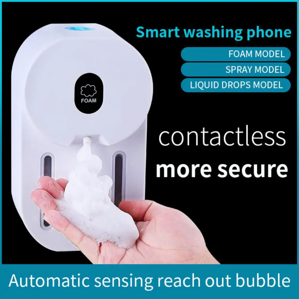 

600ML Automatic Sensor Soap Dispenser USB Charging Intelligent Induction Hand Sanitizer Spray Liquid Foam Kitchen Bathroom Tools